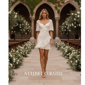 Sachin & Babi BHLDN Cailyn Dress 2 White NWT